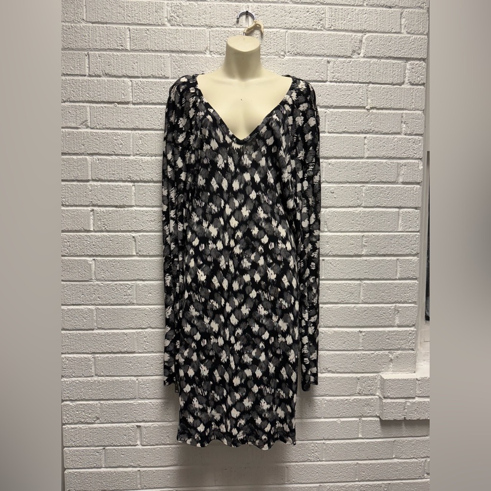 Just Cavalli Black and White Mini Dress